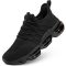 Men's Air Running Shoes Non Slip Workout Casual Sport Shoes for Men Basketball Sneakers Fashion Tennis Sport Fitness Cross Trainers - Z02 Black