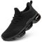 Men's Air Running Shoes Non Slip Workout Casual Sport Shoes for Men Basketball Sneakers Fashion Tennis Sport Fitness Cross Trainers - Z06 Black