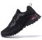 Men's Trail Running Shoes Fashion Walking Hiking Sneakers for Men Tennis Cross Training Shoe Outdoor Snearker Mens Casual Workout Footwear - Black