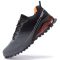 Men's Trail Running Shoes Fashion Walking Hiking Sneakers for Men Tennis Cross Training Shoe Outdoor Snearker Mens Casual Workout Footwear - Grey