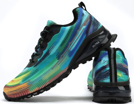 Men's Trail Running Shoes Fashion Walking Hiking Sneakers for Men Tennis Cross Training Shoe Outdoor Snearker Mens Casual Workout Footwear - Tie Dye